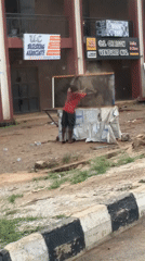 Daily street life documented in Gura Top, Nigeria commercial district
