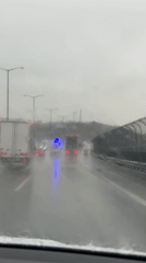 Heavy rain causes highway traffic jams across Istanbul districts