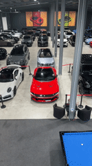 Luxury car showroom display captured in Plovdiv, Bulgaria
