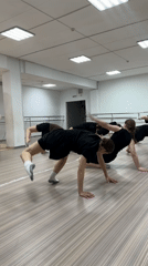 Young dancers practice routines at Votkinsk studio