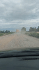 Long drive through rural roads and highways, overcast to clear skies