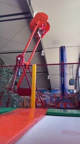 Indoor amusement park activity captured in Trier, Germany