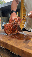Tomahawk steak grilling session in Прикамский, Russia
