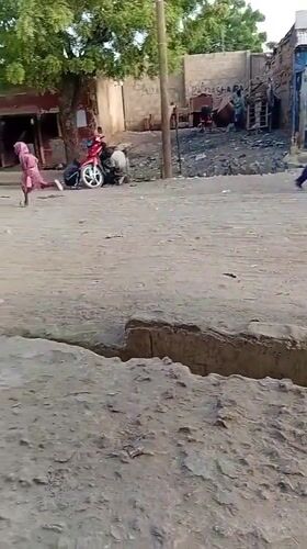 Daily life documented on dusty streets of Dakata, Nigeria