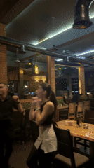 Evening leisure moments captured around Sofia nightlife district