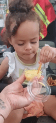 Child filmed in close-up shot in Đà Nẵng