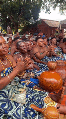Traditional dance and music gathering in Porto-Novo, Benin