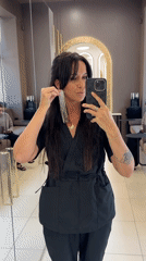Silver jewelry and salon selfies at an Irkutsk beauty spot