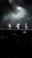 Cultural performance and architecture documented in Yerevan during evening hours