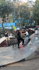 Evening life documented around Mexico City skatepark community