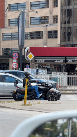 Ordinary street life documented in Sofia during morning hours