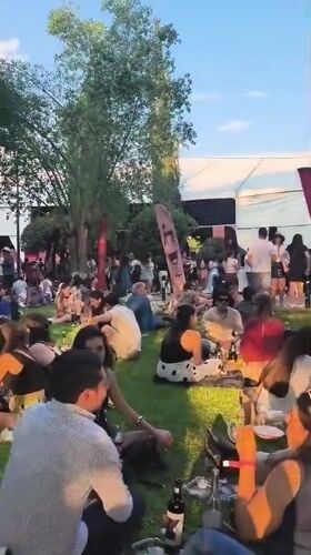 Outdoor festival draws crowds for picnics in Tequisquiapan, Mexico
