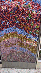 Swedish retail displays captured in Uppsala candy and flower shop