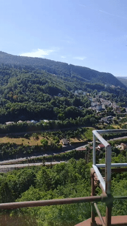 Hauts de Bienne valley town seen from above, multiple angles