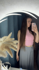 Woman documents evening routine with selfies before night drive