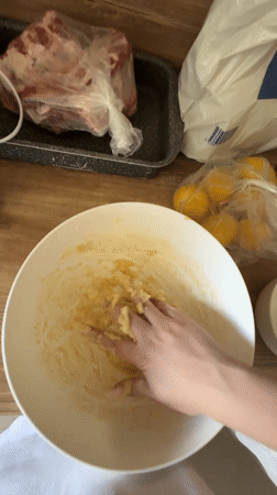 Home cooking preparation documented in Bulgarian village