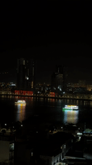 Nighttime scenes captured in Đà Nẵng: cityscape and party