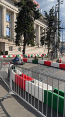 Go-kart street race draws crowds in Sofia, Bulgaria