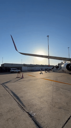 Wizz Air and ITA Airways planes on the tarmac at Fiumicino