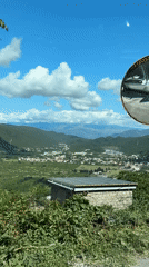 Traveler captures scenic mountain views in Podostrog, Montenegro