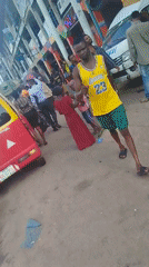 Street scenes and in-vehicle clips from Benin City, Nigeria