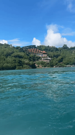 Tourist boats and ferries operate in Nusa Penida waters