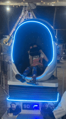 Night out at a Quetta amusement park with rides and a retired jet