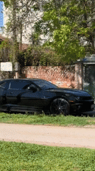 Black Camaro with skull emblem spotted in Plovdiv