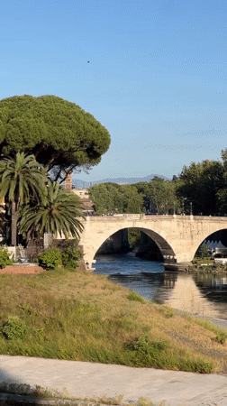 Afternoon Documentation of Tiber River and Roman Architecture