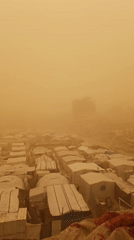 Severe dust storm blankets Gaza refugee camps, reduces visibility