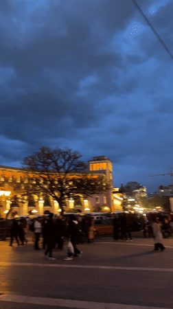 Ordinary afternoon moments documented across central Yerevan