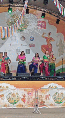 Indian classical dance performance at Moscow's VDNKh exhibition center
