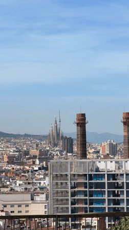 Barcelona harbor and waterfront exploration from multiple viewpoints