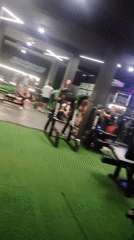 Evening gym activity documented in Valle de La Pascua