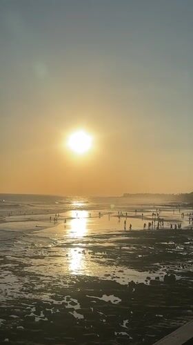Acoustic beach performance at sunset, North Kuta, Bali
