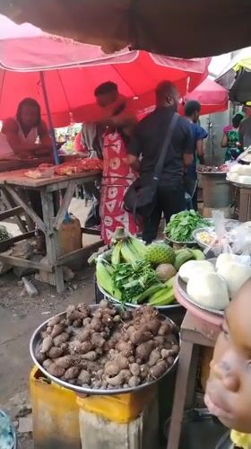 Daily Life Continues in Umuode Nigeria Street Markets