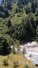 Morning documentation of natural landscapes and rock formations in Old Manali