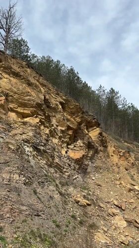 Rural road through Bulgarian valley documented by witness