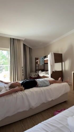 Morning hotel room moments captured in Serik, Turkey