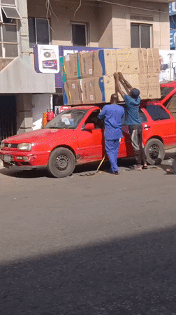 Northern Nigeria street commerce and transportation documented by witnesses