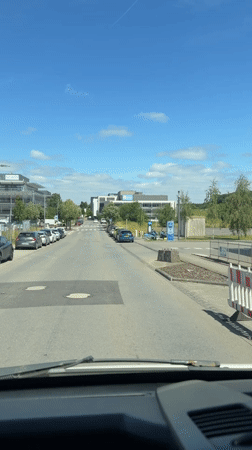 Mercedes Vito van rolling through Leudelange streets