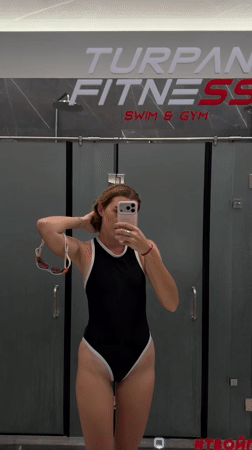 Morning swim training session documented at Bishkek fitness center