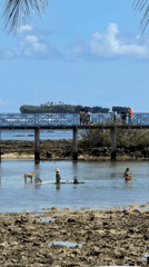 Beach day activities captured in General Luna, Philippines