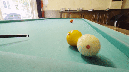 Billiards game captured in Varna, Bulgaria Tuesday afternoon
