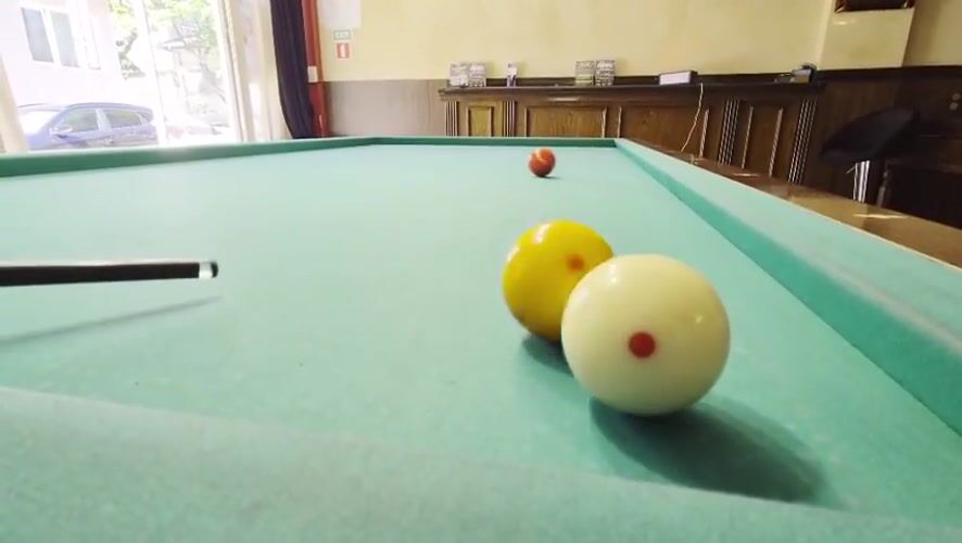 Billiards game captured in Varna, Bulgaria Tuesday afternoon