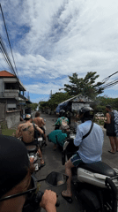 Early morning motorbike ride and ocean views in Kuta Selatan