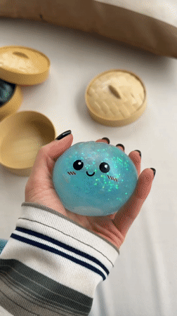 Squeezing stress toys and browsing novelty goods in Tbilisi