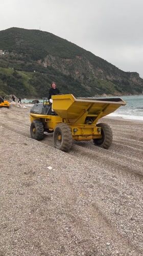 Coastal visit documented at Prijevor beach, Montenegro