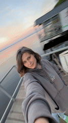 Sunset selfies and lake views from a Kostovaty pier