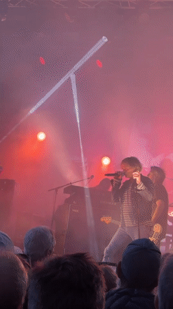 Band performs at Foynhagen Summer festival in Tønsberg, Norway